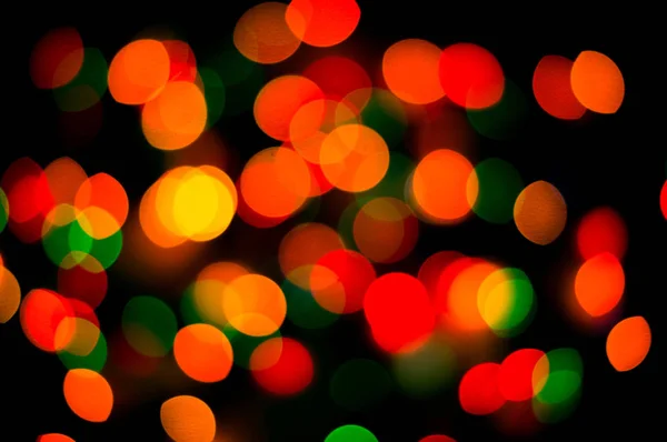 圣诞灯饰 抽象背景 为您的商业和编辑使用 — 图库照片
