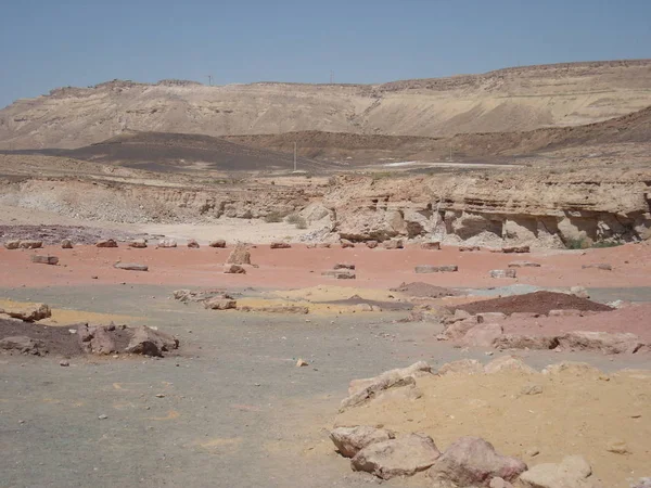 Cratera Ramon Negev Israel — Fotografia de Stock