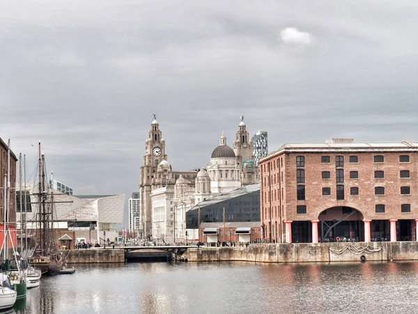 Albert Dock Liverpool Storbritannien — Stockfoto