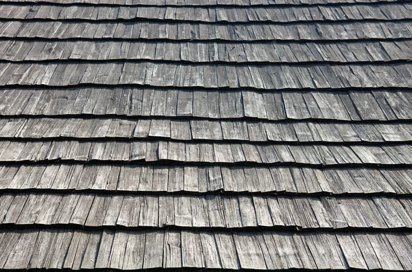 Velho Telhado Madeira Textura Superficial Madeira — Fotografia de Stock