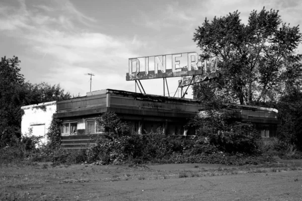 A old Abandoned roadside diner