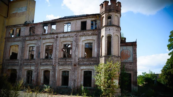 Avrupa Nın Kirli Şehirlerinden Biri Olarak Bilinen Çok Kirli Bir — Stok fotoğraf