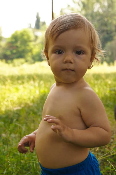 Niño Divertido — Foto de Stock