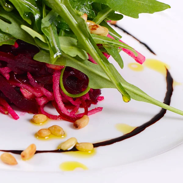 Salad Fresh Beet Close — Stock Photo, Image