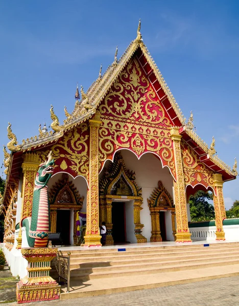 Templo Estilo Tradicional Lanna Que Está Wat Suantan Nan Tailandia — Foto de Stock