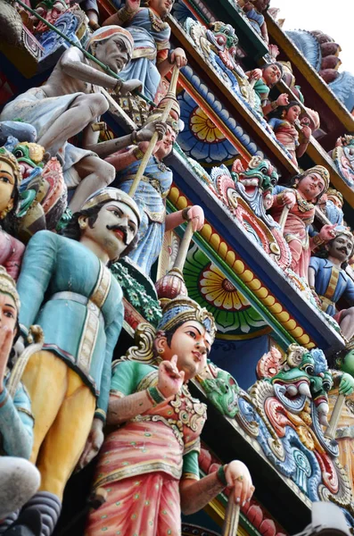 Στο Ναό Σρι Μαριαμάν Ταξίδια Θρησκεία — Φωτογραφία Αρχείου