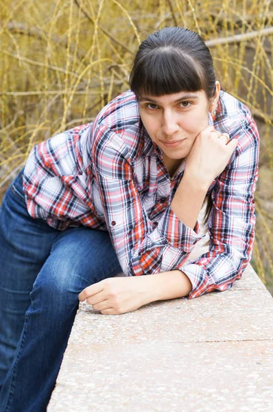 Retrato Una Chica Encantadora Encantadora — Foto de Stock