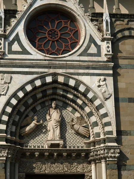 Igreja Fachada São Paulo Pistoia Toscana Itália — Fotografia de Stock