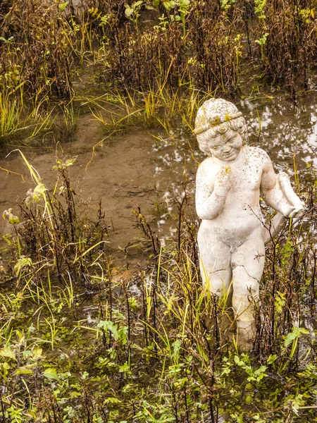 Estatua Arcaica Encontrada Antiguo Sitio Arqueológico Dion Grecia — Foto de Stock