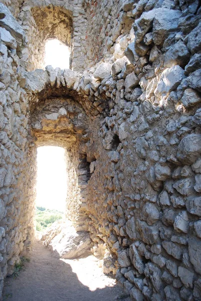 Ruinas Del Viejo Castillo Durante Día — Foto de Stock