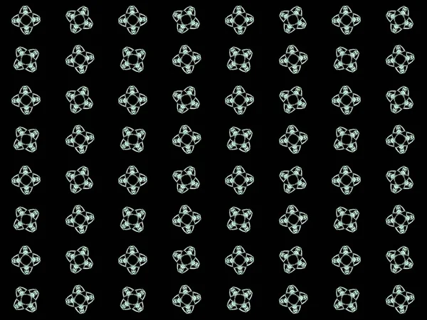 Textura Vykreslováním Abstraktního Fraktálního Zeleného Vzorku — Stock fotografie