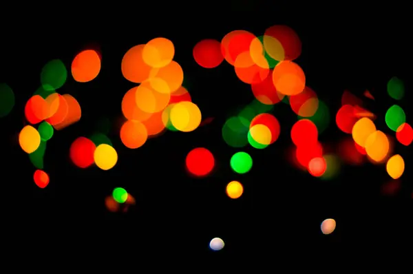 Bokeh Από Χριστουγεννιάτικα Φώτα Αφηρημένο Φόντο Για Την Εμπορική Και — Φωτογραφία Αρχείου