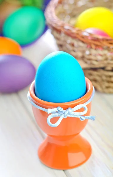 Huevos Pascua Coloridos Fondo Vacaciones —  Fotos de Stock