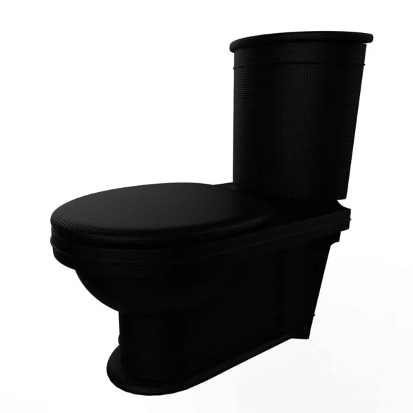 Toilette Auf Isoliertem Hintergrund — Stockfoto