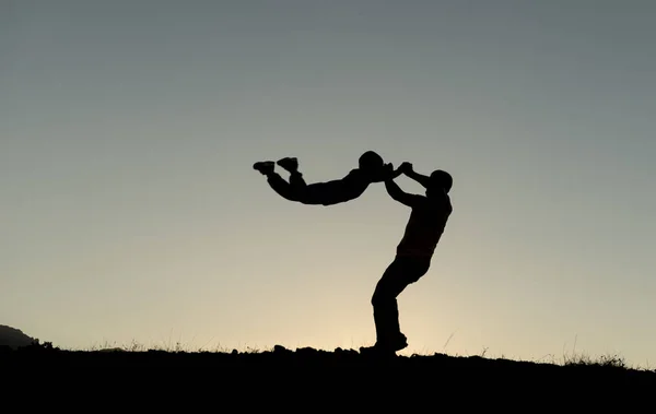 Die Liebe Des Vaters Kindern — Stockfoto