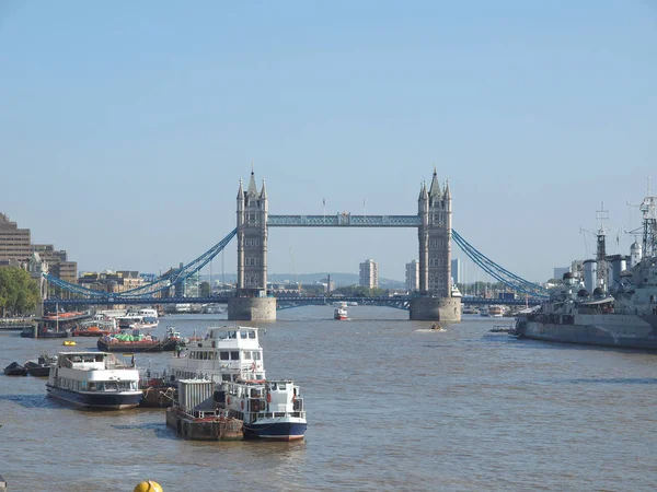 Tower Bridge River Thames Londres Reino Unido — Fotografia de Stock