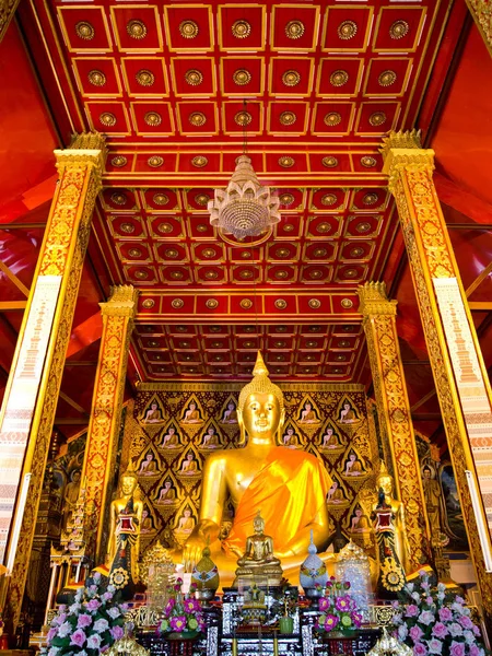 Buddha Kép Hagyományos Thai Stílusban Amely Wat Suantan Nan Thaiföld — Stock Fotó