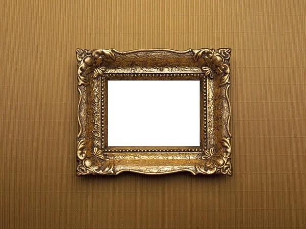 Old Picture Frame Isolated White Background Design Element — Stock Photo, Image