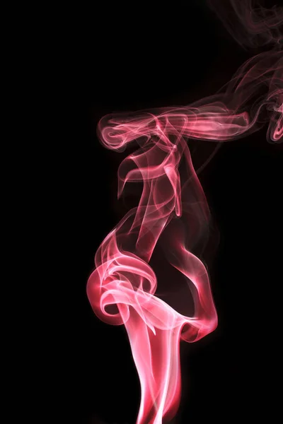 Röker Abstrakt Bakgrund Färgglada Röken Joss Stick — Stockfoto