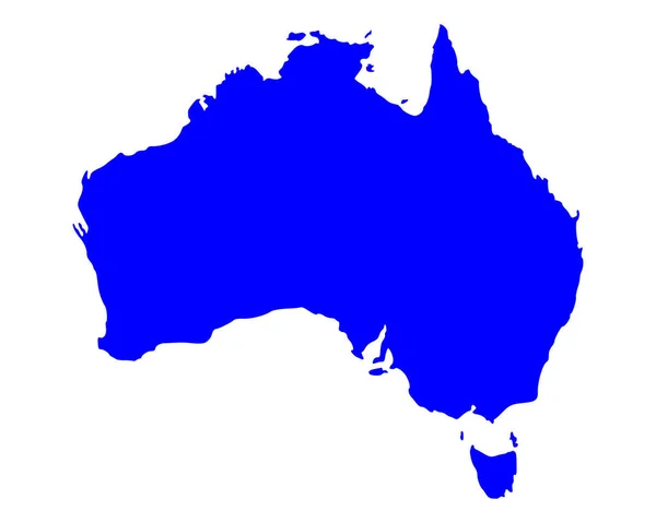 Mapa Austrália Cartografia Gráfica — Fotografia de Stock