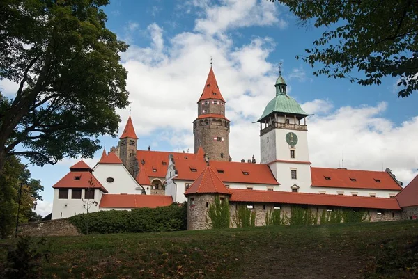 Hermoso Castillo República Checa Bouzov — Foto de Stock