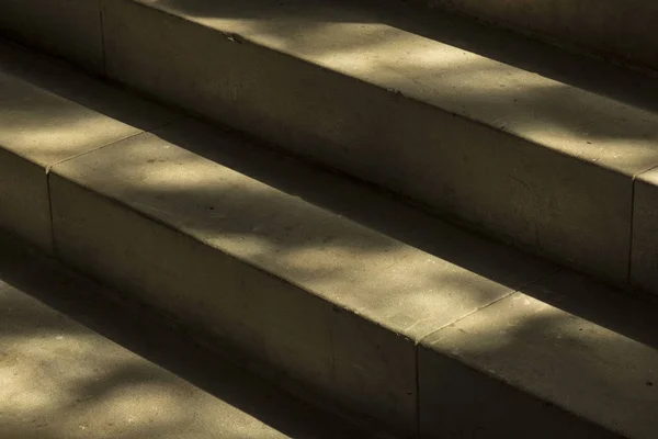 Escalera Piedra Natural Suave Luz Mañana Edificio Histórico — Foto de Stock
