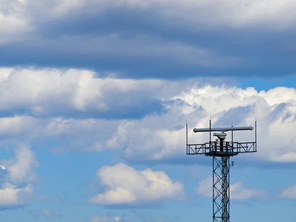Radar Tower at an Airport for Air Traffic Control