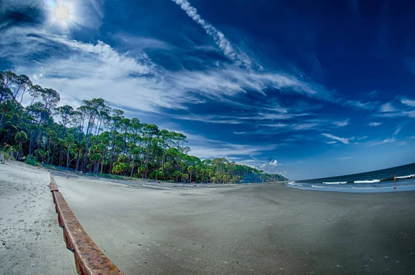 Strandszenen Auf Der Jagdinsel South Carolina — Stockfoto