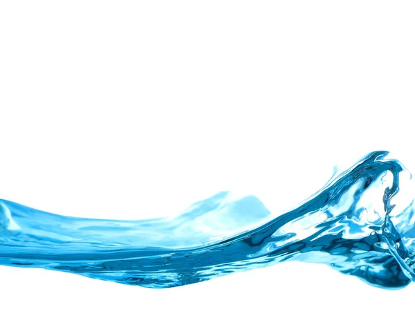 Абстрактная Волна Воды Белом Фоне — стоковое фото