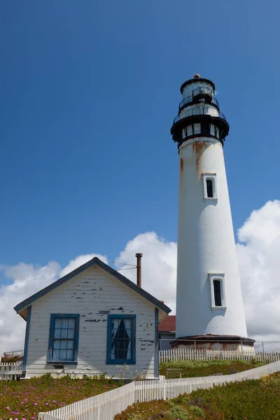 Pigeon Point Lighthouse Faro Construido 1871 Para Guiar Barcos Costa — Foto de Stock