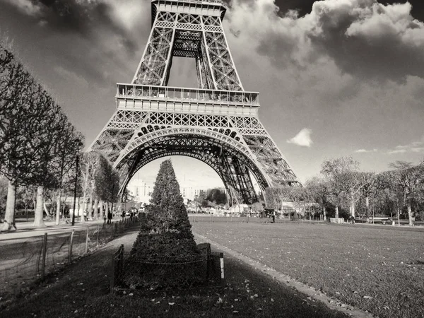 Arquitectura París Torre Eiffel Campos Marte Francia —  Fotos de Stock