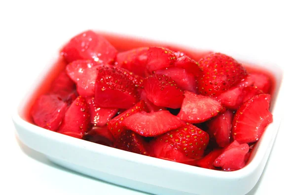Heerlijke Aardbeien Groenten Met Veel Vitaminen — Stockfoto