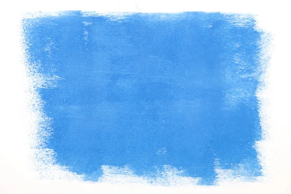 Colore Della Mano Azzurro Acquerello Sfondo — Foto Stock