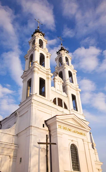 Католицька Церква Розташована Території Білорусі — стокове фото