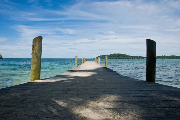 Embarcadero Bocas Del Toro Panama — Stok fotoğraf