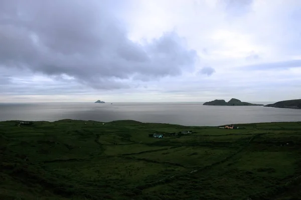 Vista Panorámica Irlanda Del Kerry Costa Roca Esquelética —  Fotos de Stock
