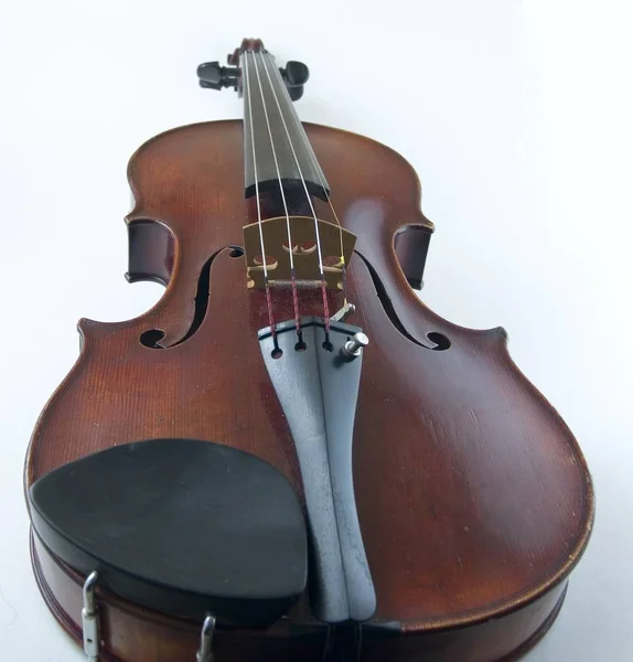 Uma Imagem Violino Bem Tocado Valioso Século Xix — Fotografia de Stock