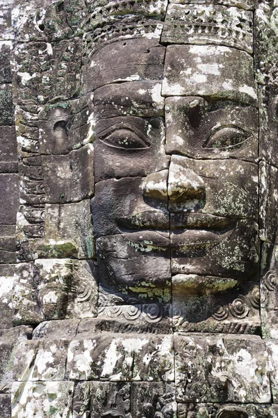 Imagem Rosto Buda Patrimônio Mundial Unesco Bayon — Fotografia de Stock