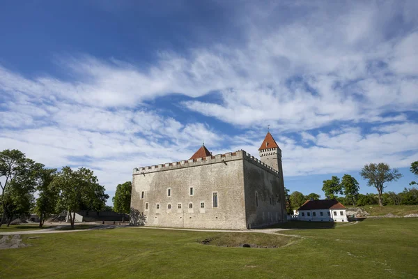 Castillo Kuressaare Isla Saaremaa Oeste Estonia — Foto de Stock