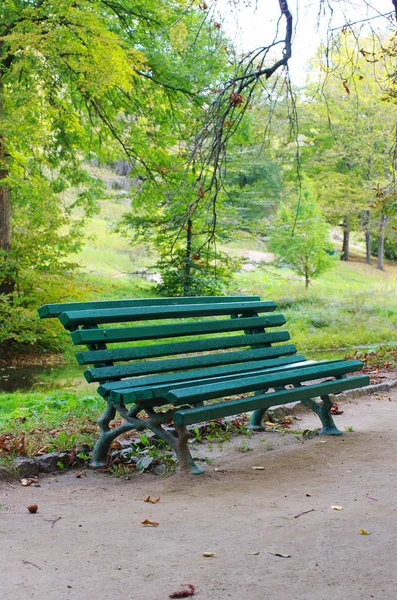 Väg Genom Vacker Offentlig Park — Stockfoto