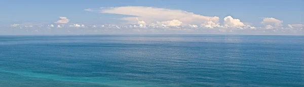 Panoramic Seascape Blue Water Sky — Stock Photo, Image