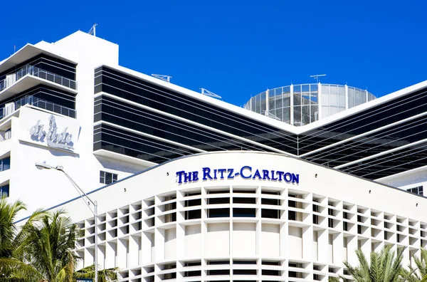 Ritz Carlton Hotel Art Deco District Miami Beach Florida Eeuu — Foto de Stock
