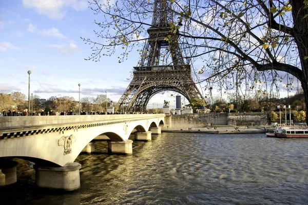 Tour Eiffel Desde Trocadero París —  Fotos de Stock