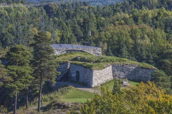 Fuerte Fue Construido 1683 Encuentra Las Afueras Fortaleza Fredriksten Fuera —  Fotos de Stock