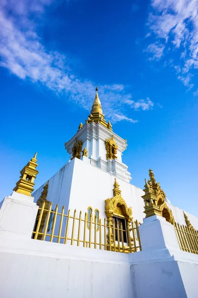 Pagoda Stile Thai Sulla Scena Del Cielo Limpido Chiangrai Thailandia — Foto Stock