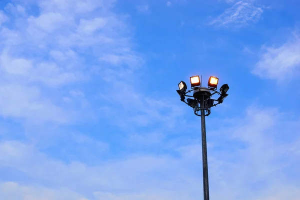 Reflektory Światła Parku — Zdjęcie stockowe