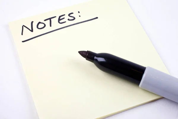 Notes List Business Corporate Concept — Stock Photo, Image