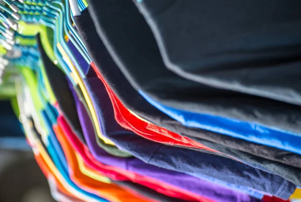 Colección Camisas Colores Perchas — Foto de Stock