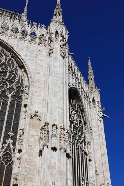 Duomo Milano Gothic Cacathedral Church Milan Italy — стокове фото