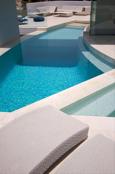 Custom Luxury Pool Chairs Abstract — Stock Photo, Image